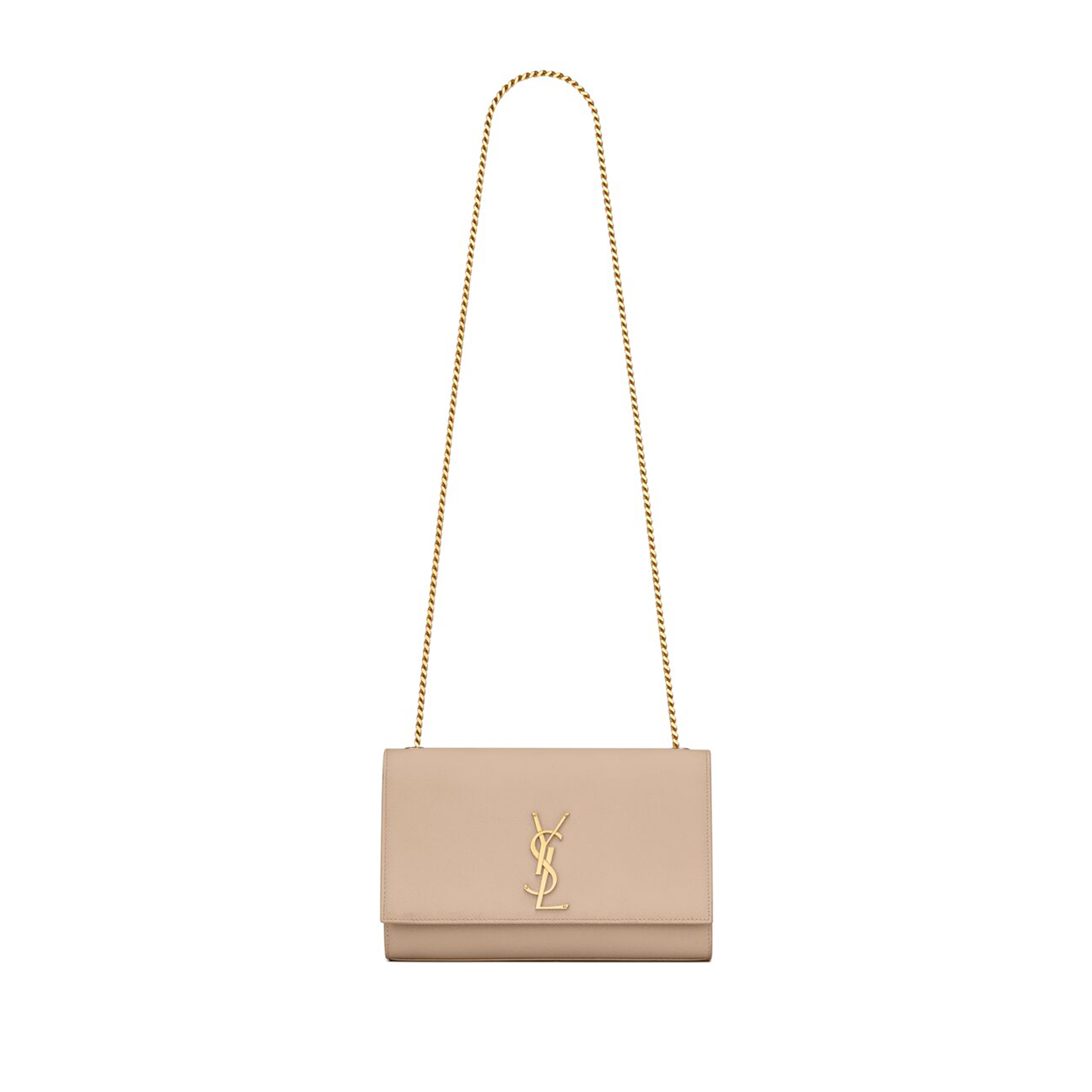 YSL KATE MEDIUM IN GRAIN DE POUDRE EMBOSSED LEATHER 364021BOW0J2721 (24*14.5*5.5cm)